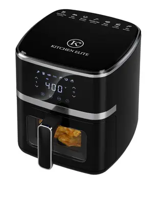 Forno Elétrico Air Fryer Kitchen Elite 5.28L Digital Preto 7 em 1