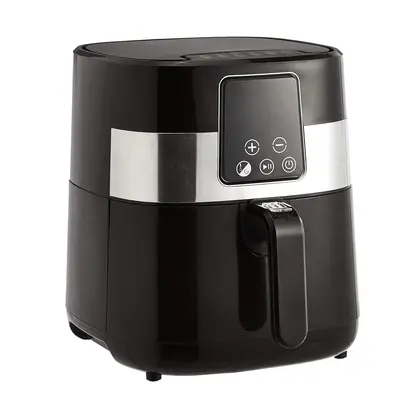 Fritadeira Elétrica Air Fryer Amazon Basics 3.2L Digital Preta