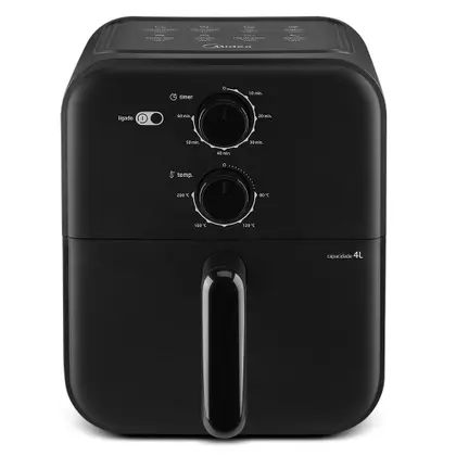 Fritadeira Elétrica Air Fryer Midea BlackStone 4L Preta