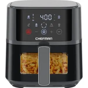 Fritadeira Elétrica Air Fryer Chefman Hi-Fry 4L Cinza Fritadeira Elétrica Air Fryer Chefman Hi-Fry 4L Cinza