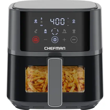 Fritadeira Elétrica Air Fryer Chefman Hi-Fry 4L Cinza