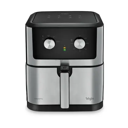 Fritadeira Elétrica Air Fryer Elgin Chrome Fry 8L