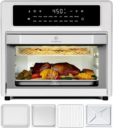 Forno Elétrico Air Fryer Kitchen Elite 26.4L 18 Funções