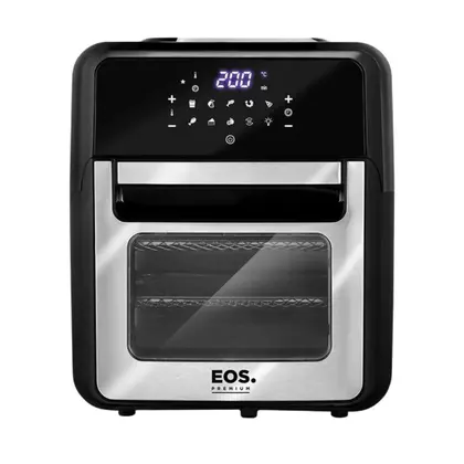 Forno Elétrico Air Fryer EOS 12L Digital Inox 3 em 1