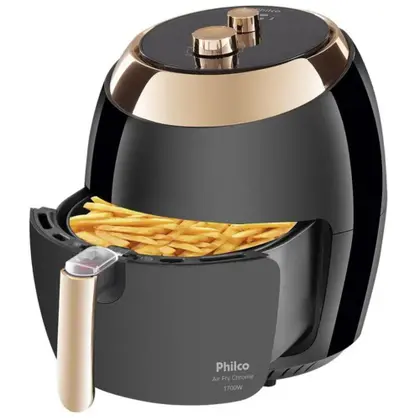 Fritadeira Elétrica Air Fryer Philco Chrome 5.5L PFR02PC