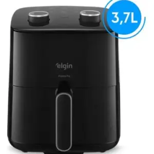 Fritadeira Elétrica Air Fryer Elgin Prática Fry 3.7L Preta Fritadeira Elétrica Air Fryer Elgin Prática Fry 3.7L Preta