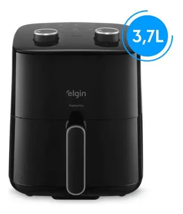 Fritadeira Elétrica Air Fryer Elgin Prática Fry 3.7L Preta