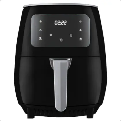 Fritadeira Elétrica Air Fryer Bak 4.5L Digital