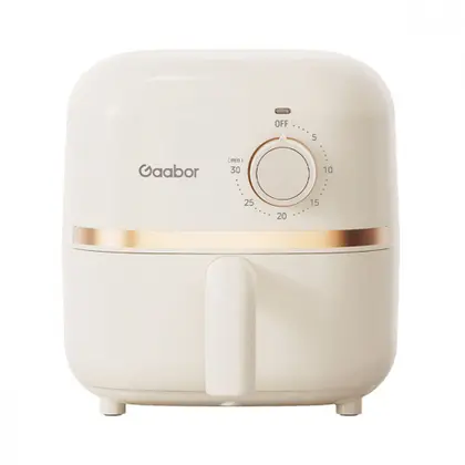 Fritadeira Elétrica Air Fryer Gaabor Pocket 1.4L Branca