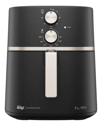 Fritadeira Elétrica Air Fryer Wap Mega Family 7.1L
