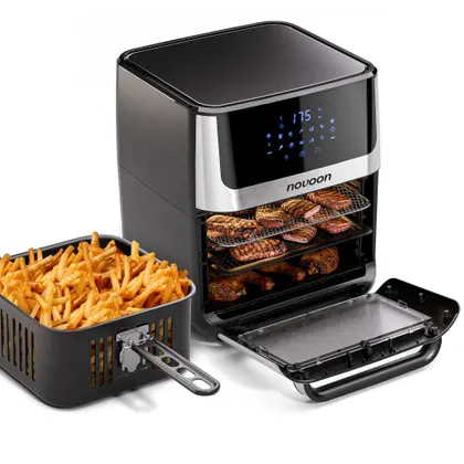 Forno Elétrico Air Fryer Novoon 12L Digital 4 em 1