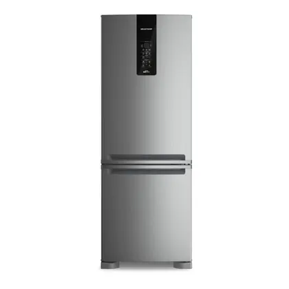 Geladeira Inverse Duplex Brastemp Frost Free Inverter 461 Litros Inox com Freeze Control Advanced A+++ BRE59FK