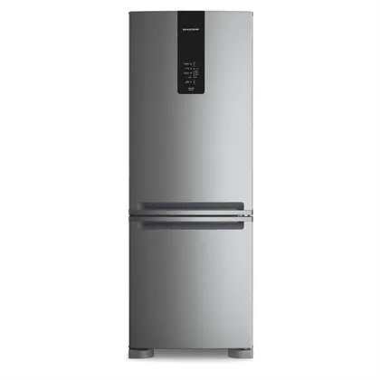 Geladeira Frost Free Inverse Brastemp 479L A+++ com Super Capacidade e Smart Flow Inox BRE58FK