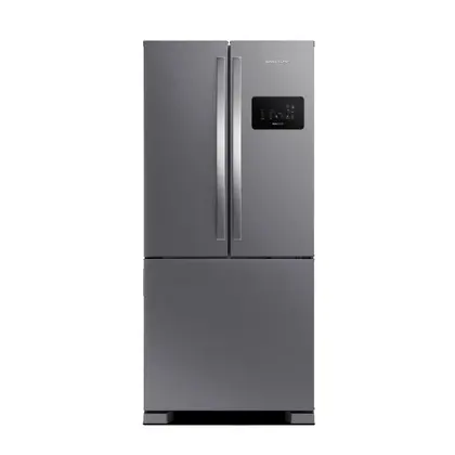 Geladeira Inverse Side by Side Brastemp Frost Free 3 Portas 554 Litros Inox A+++ BRO85AK