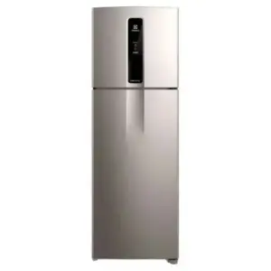 Geladeira Frost Free Duplex Electrolux 390L Efficient com AutoSense Inverter Inox Look IF43S Geladeira Frost Free Duplex Electrolux 390L Efficient com AutoSense Inverter Inox Look IF43S
