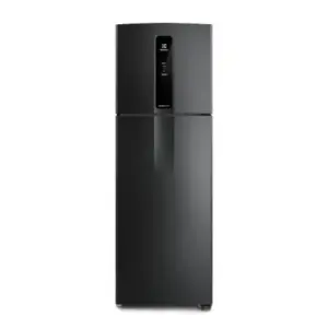 Geladeira Frost Free Duplex Electrolux 390L Efficient com AutoSense Inverter Black Inox Look IF43B