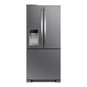 Geladeira Frost Free French Door Brastemp 515L com Água e Gelo na Porta Inox BRH85AK
