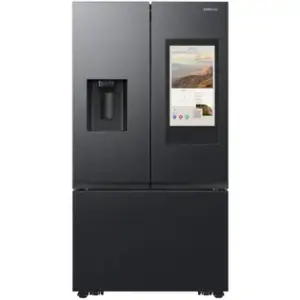 Geladeira Frost Free French Door Samsung 564L Smart com Dispenser de Água e Gelo Preto Inox RF27CG591