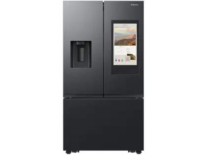 Geladeira Frost Free French Door Samsung 564L Smart com Dispenser de Água e Gelo Preto Inox RF27CG591