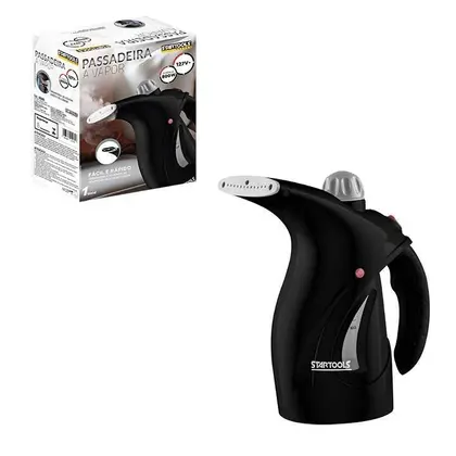 Passadeira a Vapor Portátil Startools 127V Preta