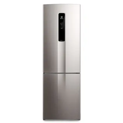 Geladeira Frost Free Inverse Electrolux 400L Efficient com Rapid Freeze Inox IB6S