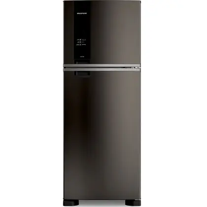 Geladeira Frost Free Duplex Brastemp 463L A+++ com Fresh Box e Cold Room Black Inox BRM55FE