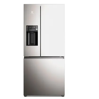 Geladeira Frost Free Multidoor Electrolux 540L Efficient com AutoSense e Inverter Inox Look
