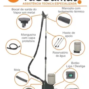 Passadeira a Vapor Vertical Passamac Industrial 127V PS208