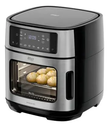 Forno Elétrico Air Fryer Wap 12L Digital Inox FW009547