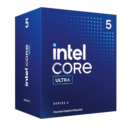 Intel® Processador Core™ Ultra 5 Desktop 225F 10 núcleos (6 P-cores + 4 E-cores) até 4,9 GHz