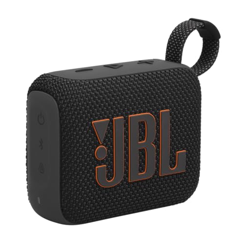 JBL, Caixa de Som, Go 4, Bluetooth, Portátil, Auracast, À Prova D'água e Poeira - Preta